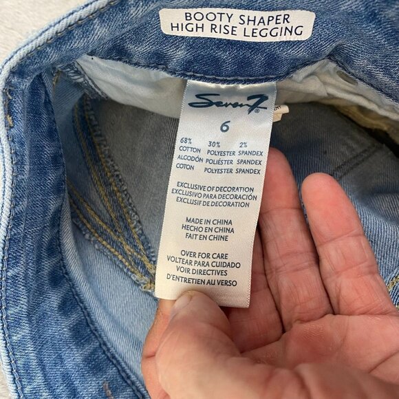 Seven7 Womens Jeans Size 6 Lot of Two Pair Starlette Crop Booty Shape High Rise - Picture 13 of 16